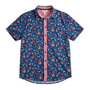 Matilda Jane Strawberry Gingham Button Down Top